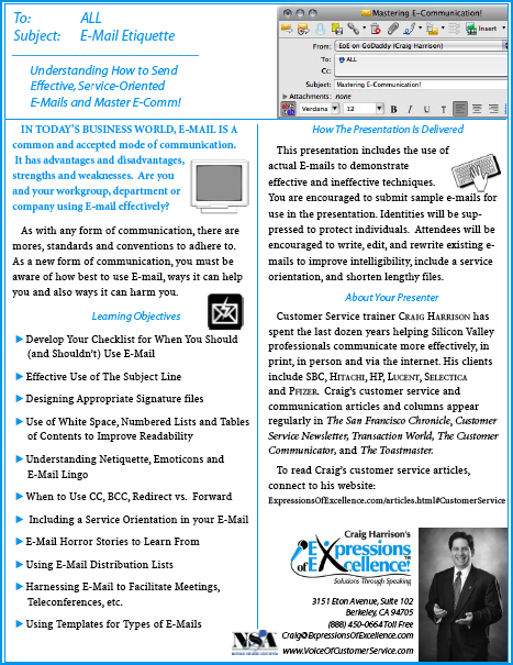 Mastering E-Mail Communication